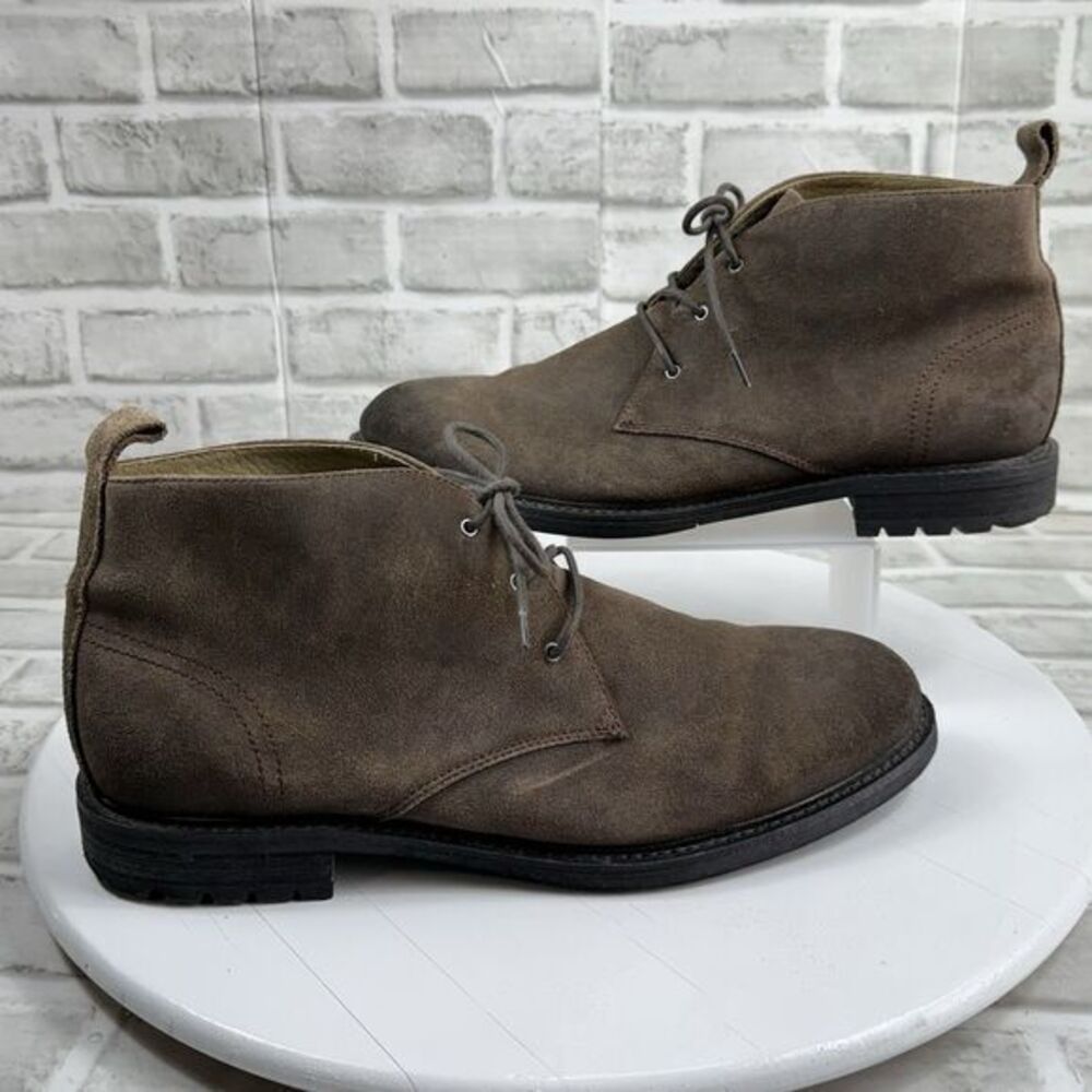 Banana Republic Men's Size 11.5 Brown Suede Distressed Chukka Ankle Boots